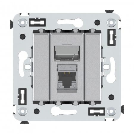 DKC Avanti Закаленная сталь Компьютерная розетка RJ-45 одинарная  категория  6 экранированная