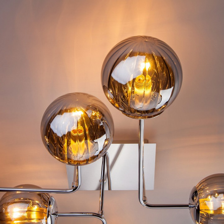 Потолочный светильник с плафонами 30140/6 хром Eurosvet Evita