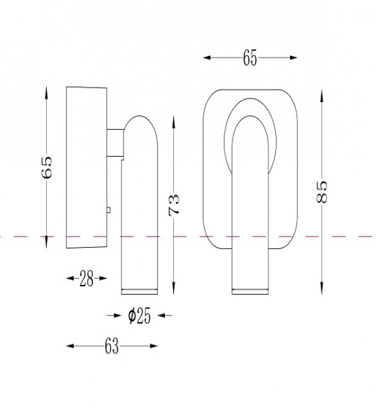 Настенный светильник (бра) C039WL-L3W3K Maytoni Mirax