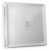 Лицевая панель ALFA (Серебро глянец) для 1-клавишных  выключателей с подсветкой QUANT AP4020