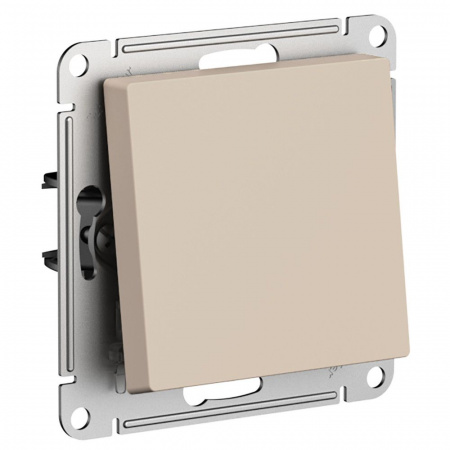 SE AtlasDesign Песочный Переключатель перекрестный 1-клавишный, сх.7, 10АХ, механизм