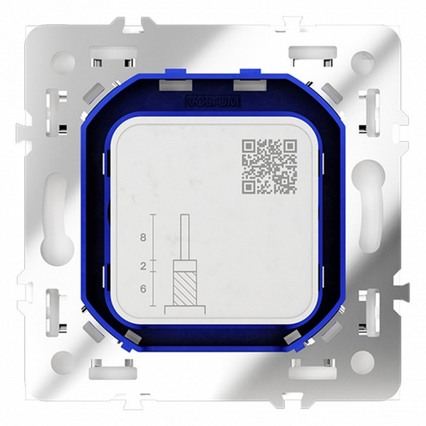 Розетка телевизионная встраиваемая VOLTUM S70 оконечная TV+SAT, (кашемир) Розетка телевизионная встраиваемая VOLTUM S70 оконечная TV+SAT, (кашемир)