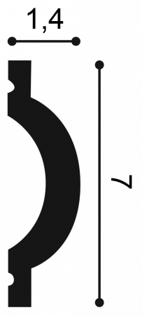 P9901F молдинг гибкий