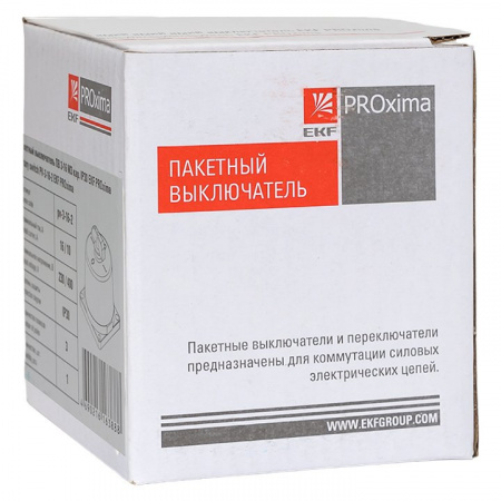 EKF PROxima Пакетный выключатель ПВ 3-16 М3 кар. IP30