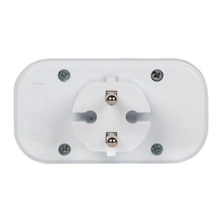 EKF PROxima Разветвитель 2 гн. б/з плоский 6А 250B