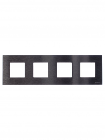 ABB NIE Zenit Сталь Рамка 4-я 2+2 +2+2 мод