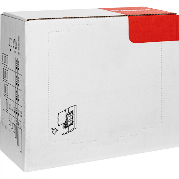 Legrand Practibox S Пластиковый щиток Встраиваемый 1X8 Белая дверь