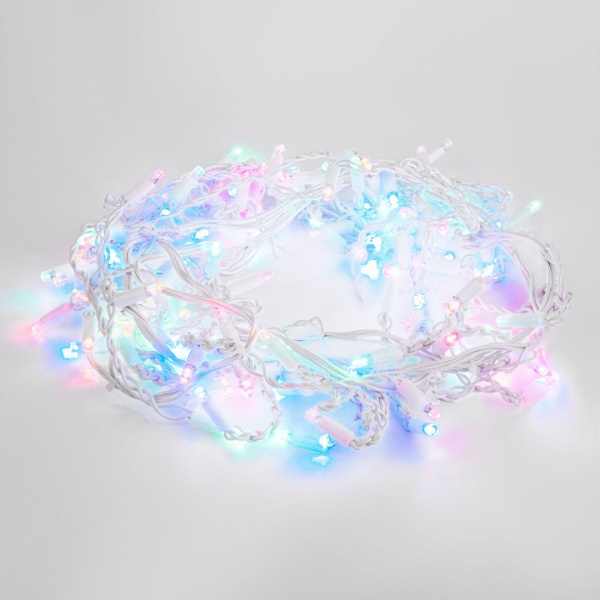 Гирлянда бахрома мульти 3*0.6 М IP65 100-101 Eurosvet 100-101