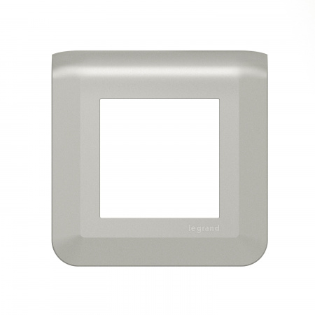 Legrand Mosaiс Рамка - Программа Mosaic - 2 модуля - алюминий