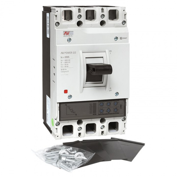 EKF Averes Автоматический выключатель AV POWER-3/3 630А 50kA ETU2.0