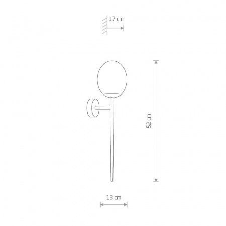 Бра Nowodvorski Torch 8123