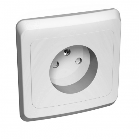 SE Этюд Бел Розетка 1-ая б/з с защитными шторками