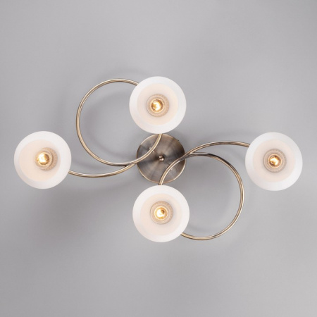 Потолочная люстра 30144/4 античная бронза Eurosvet Alba