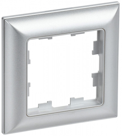 IEK BRITE DECOR Алюминий 3D-форма Рамка 1-м РУ-1-Бр