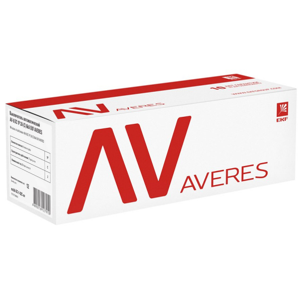 EKF Averes Автоматический выключатель AV-6 DC 4P 6A (C) 6kA