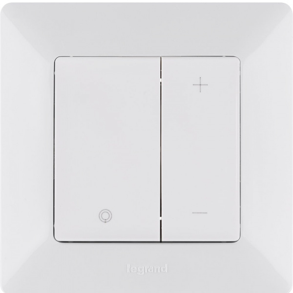 Legrand Valena LIFE DIY Бел Светорегулятор кнопочный универ. 400Вт без нейтрали