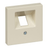 SE Merten SM Беж глянец Накладка розетки ТЛФ/комп 1-ой наклонной