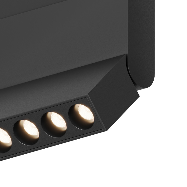 Трековый линейный светильник направленного света ElDeko HSBL_0085 12Вт-3000К, чёрный