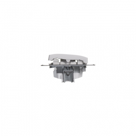 SE Glossa Бел Выключатель 1-клавишный с подсветкой, сх.1а, 10АХ