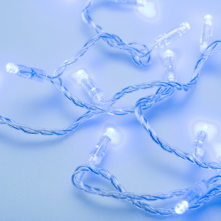 Arlight Светодиодная гирлянда ARD-STRING-CLASSIC-10000-CLEAR-100LED-STD BLUE (230V, 7W) (Ardecoled, IP65)