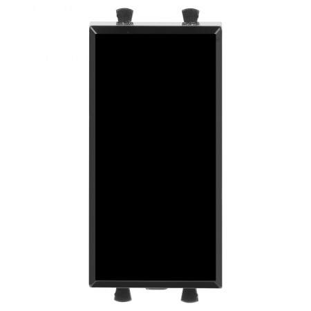 DKC Avanti Черный квадрат Выключатель 16A 1 модуль