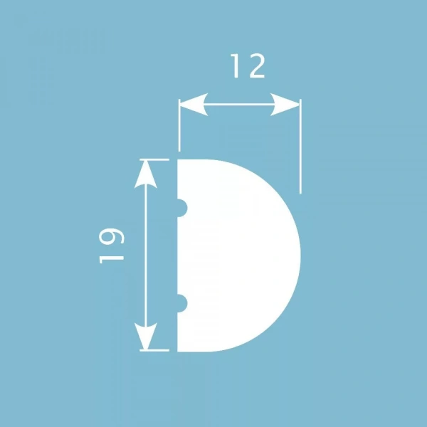 Молдинг MX011, 40х14, 2000мм, Экополимер/24
