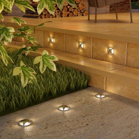 Подсветка для лестниц и дорожек MRL LED 1106 алюминий Elektrostandard Step 3 a050602