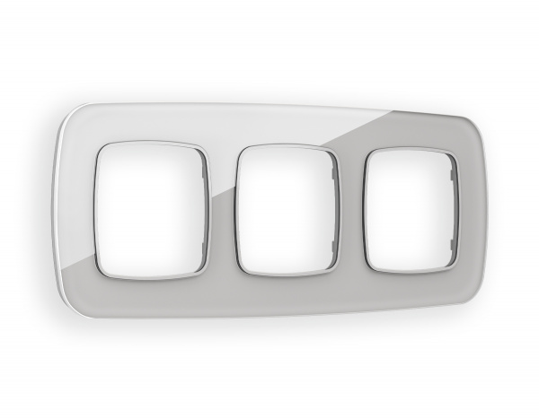 Рамка OMEGA Radian (Серебро Стекло органическое) 3-ая OF320403