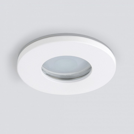 Влагозащищенный точечный светильник 125 MR16 белый матовый Elektrostandard Flickr a053361