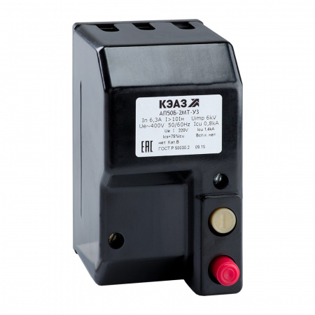 КЭАЗ Выключатель автоматический АП50Б-2МТ-1,6А-3,5Iн-400AC/220DC-2П-IP54-У2-АЭС