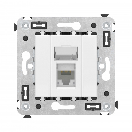 DKC Avanti Белое облако Компьютерная розетка RJ-45 один  категория  6А