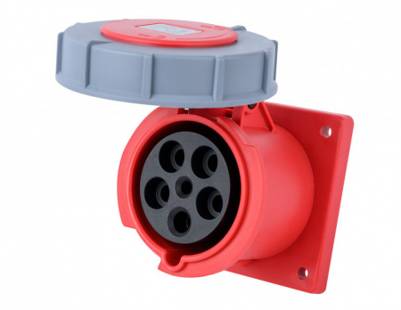 DEKraft Розетка для скрытой проводки 3Р+РЕ+N 125А 380В IP67 РЩ-103