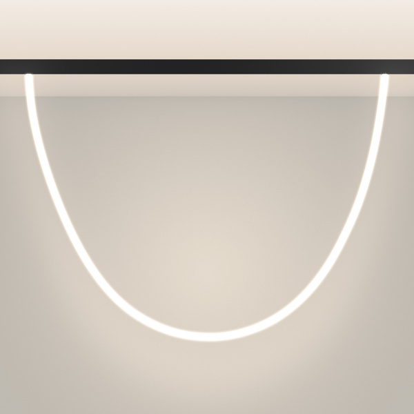 Arlight Светильник MAG-ORIENT-TUBE-ELASTIC-R25-L2500-35W Warm3000 (BK, 360 deg, 48V) (IP20 Металл, 3 года)