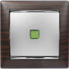 Legrand Valena Алюминий Выключатель 1-клавишный с подсветкой