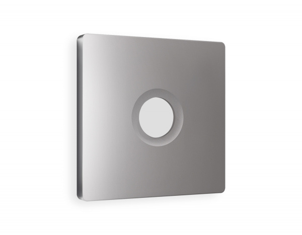 Лицевая панель ALFA (Сталь матовый) для TV розетки QUANT AP5130