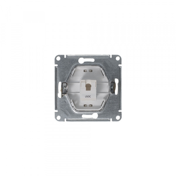 SE Glossa Платина Розетка телефонная RJ11