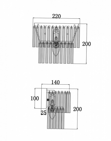 Настенный светильник (бра) MOD093WL-01BS Maytoni Colonne