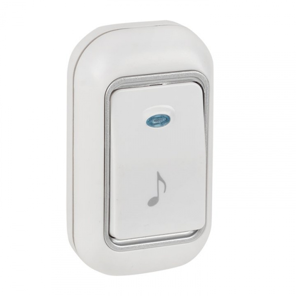 EKF PROxima Звонок беспроводной на батарейках Classic (2х1,5В АА, бел.-сер. 51 мелод. с индик. 4 ур.)