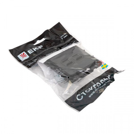 EKF Стокгольм Механизм Розетки RJ-45 2-местной черный