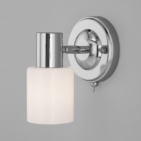 Настенный светильник с плафоном 20089/1 хром Eurosvet Corso