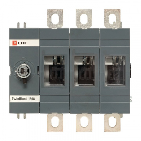 EKF PROxima Рубильник 160A 3P без рукоятки управления TwinBlock