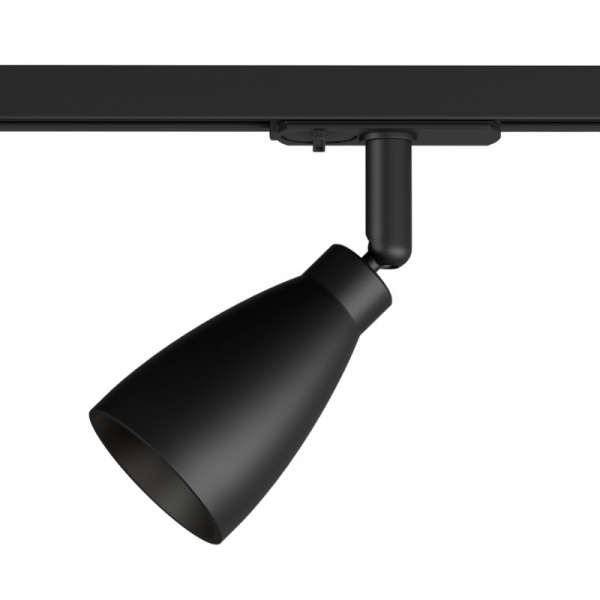 DK6050-BK Трековый светильник IP 20, 15 Вт, GU10, черный, алюминий, пластик