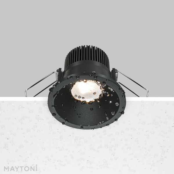 Встраиваемый светильник Downlight DL034-01-06W3K-D-B Maytoni Zoom