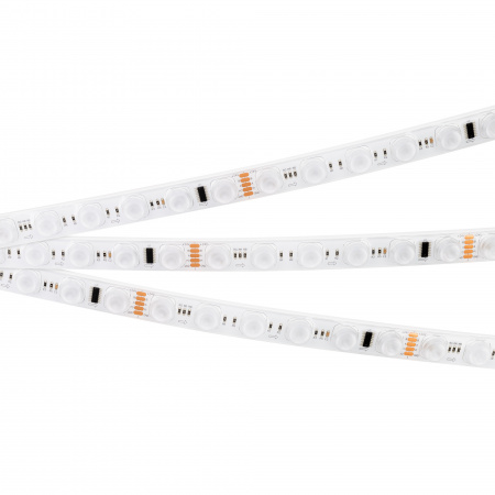 Arlight Лента герметичная DMX-FLT-PS-S36-23mm 24V RGB-PX6 (20 W/m, IP67, 30deg, 5m) (бегущий огонь)