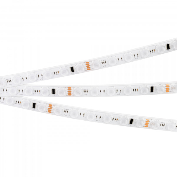 Arlight Лента герметичная DMX-FLT-PS-S36-23mm 24V RGB-PX6 (20 W/m, IP67, 30deg, 5m) (бегущий огонь)