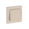 Systeme Electric AtlasDesign Песочный Выключатель 1-клавишный, сх.1, 10АХ, в сборе, быстрозажим. клем.