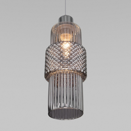 Подвесной светильник с плафоном 50209/1 хром Eurosvet Soho