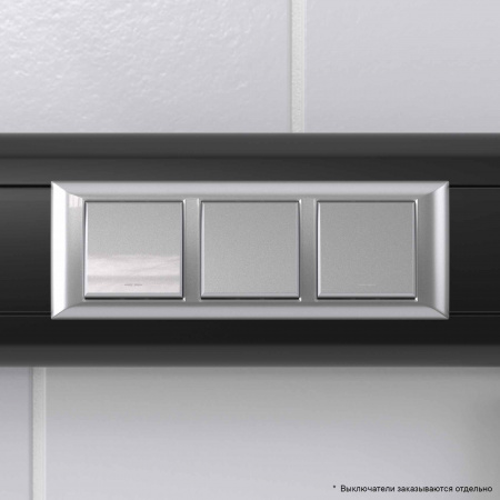 DKC Avanti Серебристый металлик Рамка-суппорт для In-liner Front 6 модулей