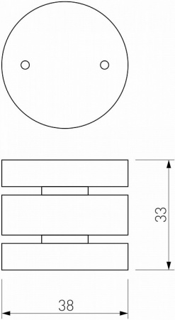 Slim Magnetic Коннектор круглый шарнирный для накладного шинопровода (чёрный) 85010/00 Elektrostandard Slim Magnetic a063966