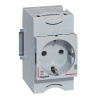 Legrand Розетка с заземлением на DIN-рейку 16А 220V
